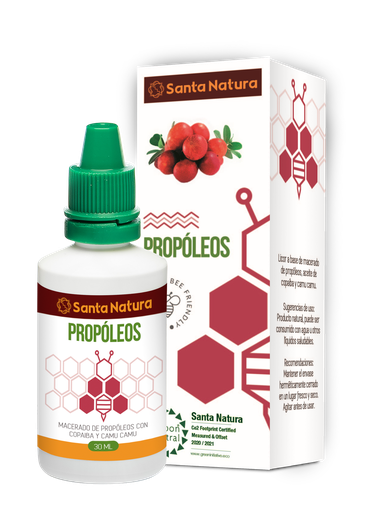 Propoleos con copaiba y camu camu