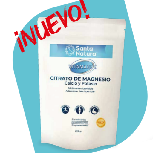 Vitamagne Citrato de Magnesio Calcio y Potasio